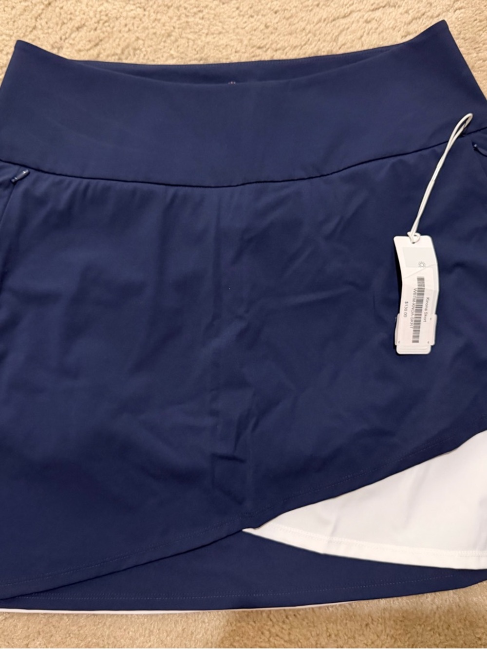 Kinona Navy Blue A-Line Skort golf